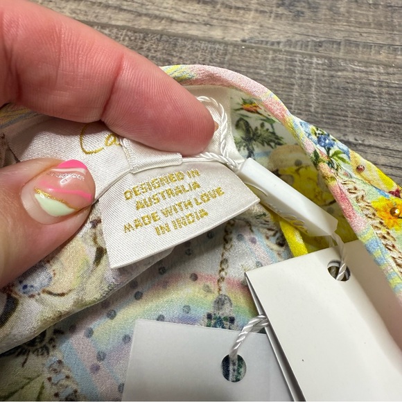 Camilla Silk Floral Bohemian Flowy Dress - Picture 4 of 13